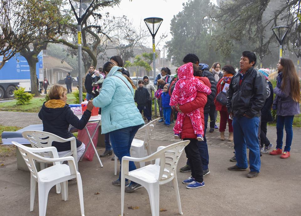 Vacuna antigripal gratuita en un nuevo barrio