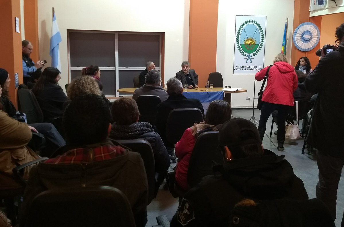 Daniel Filmus dio una charla en General Rodríguez