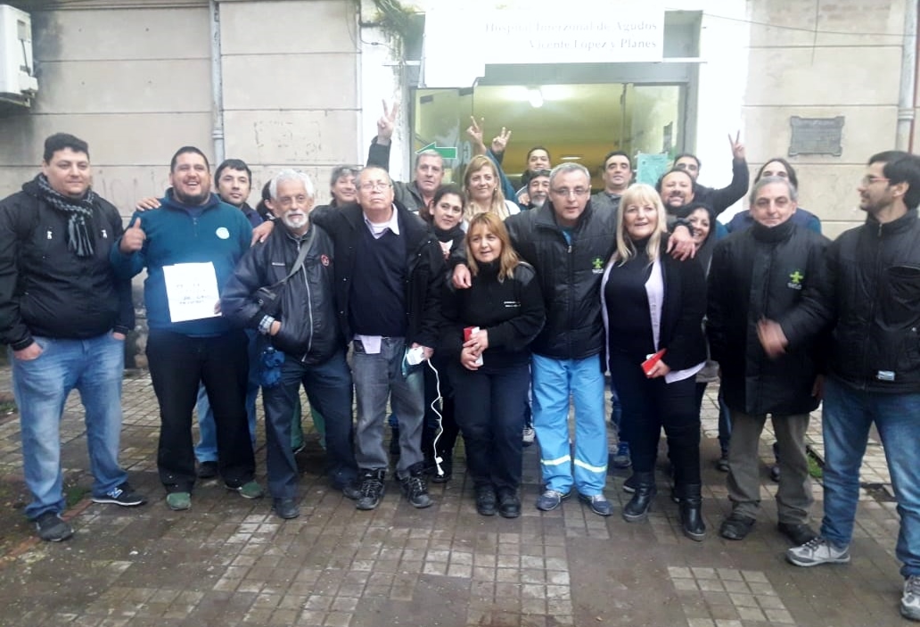 Hubo elecciones de la Junta Interna de Salud del Vicente López y Planes