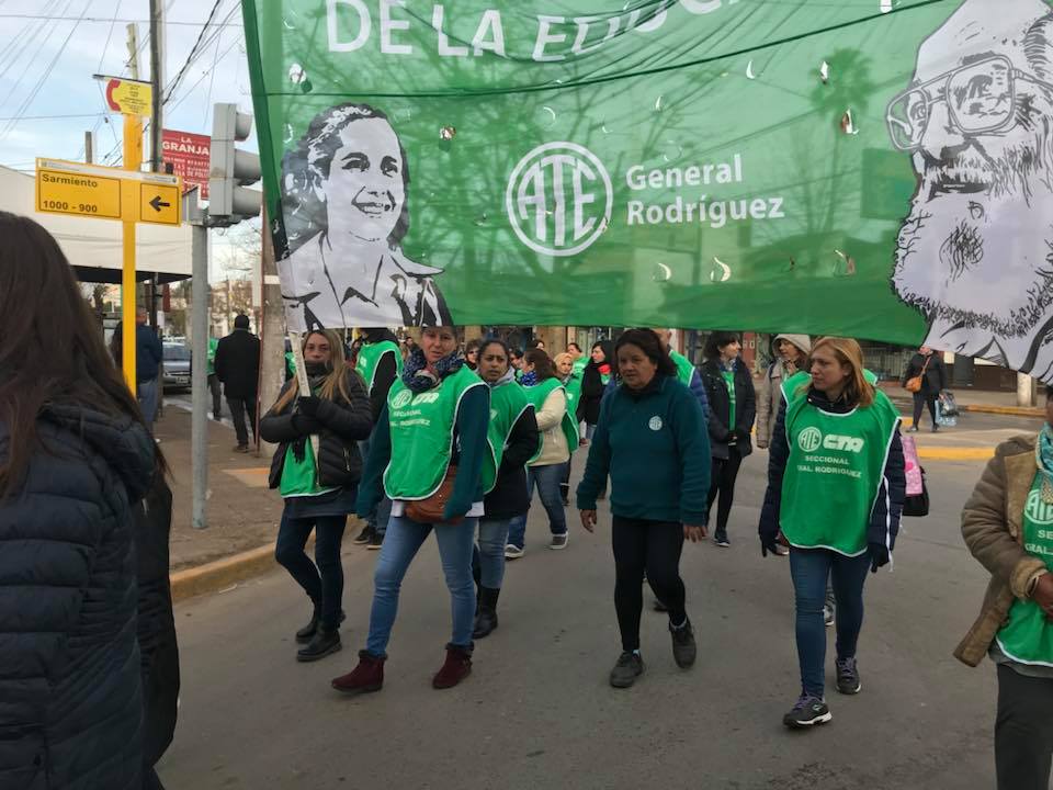 Ya rige el paro de ATE con adhesión de ramas provinciales en Rodríguez