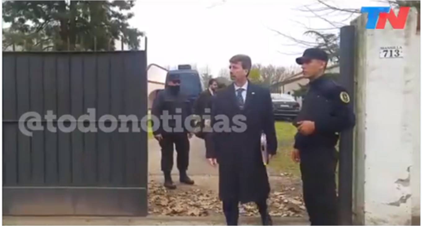 Se desarrolló una inspección ocular en el convento de los bolsos de López