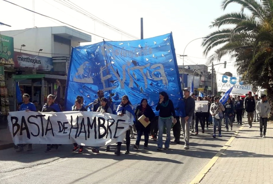 Organizaciones sociales se manifestaron en la puerta del ANSES