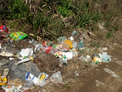 Tirar la basura en la calle, una problemática vecinal que se repite en el barrio San Enrique