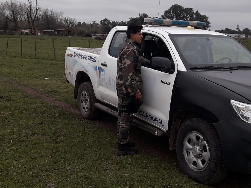 Tras una persecución entre los campos, detuvieron a dos ladrones en la zona rural