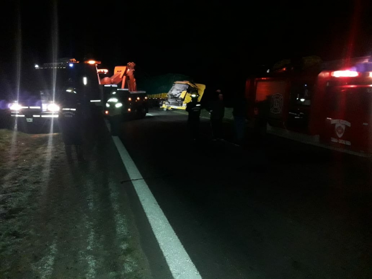 Un camionero rodriguense protagonizó un accidente en Entre Ríos