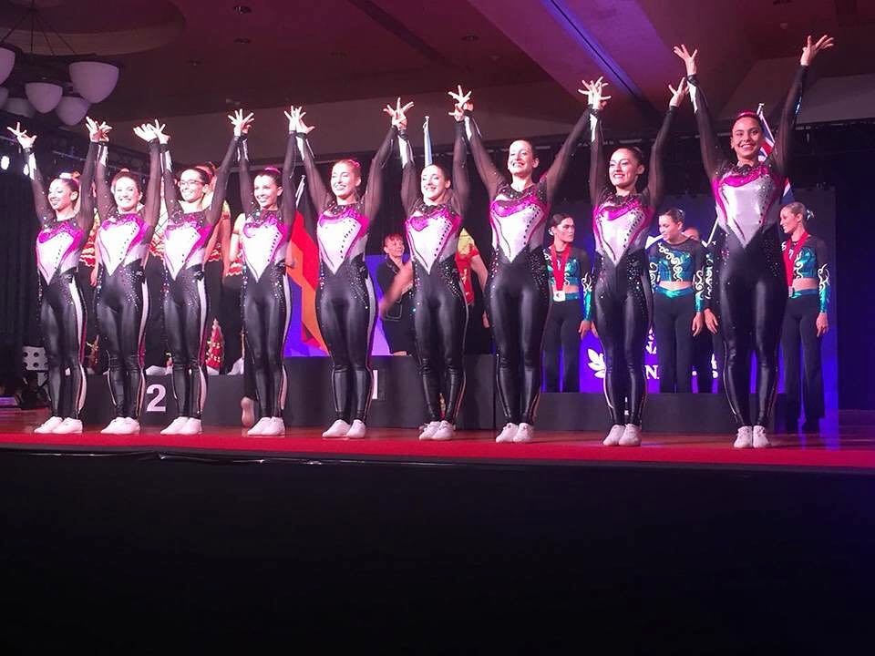 Las bicampeonas mundiales de Gimnasia Aérobica se exhibirán en los Juegos Olímpicos de la Juventud