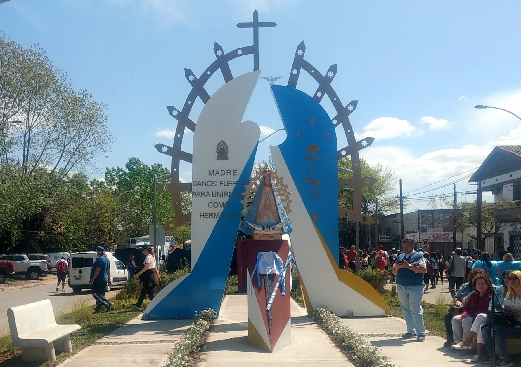 Kubar habló del costo e importancia del monumento a la Virgen de Luján