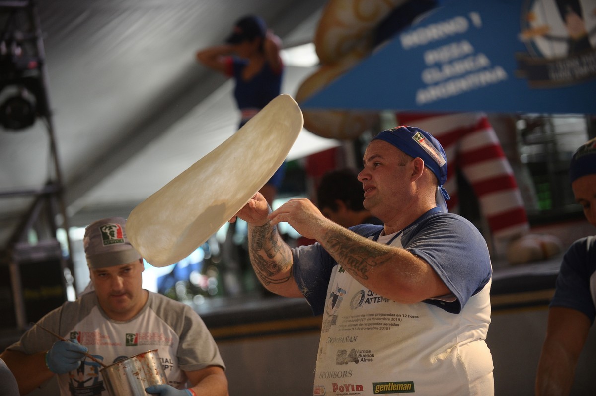 El maestro pizzero rodriguense, Nº 1 del país en 2018, entró a los Récords Guinness