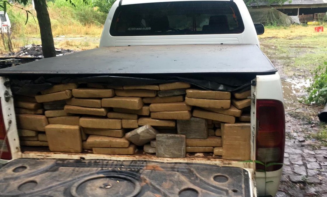 Incautaron 1200 kilos de marihuana en nuestro distrito que iban para la Costa Atlántica