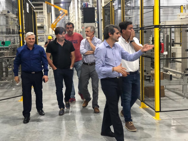 El Ministro de Producción visitó dos plantas industriales en Gral. Rodríguez