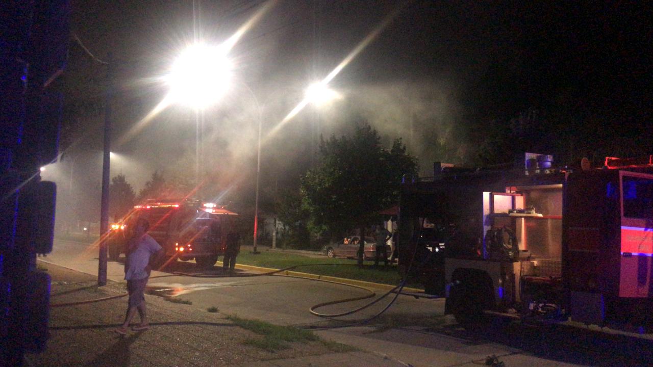 Otro incendio en el edificio del viejo depósito de una empresa quebrada