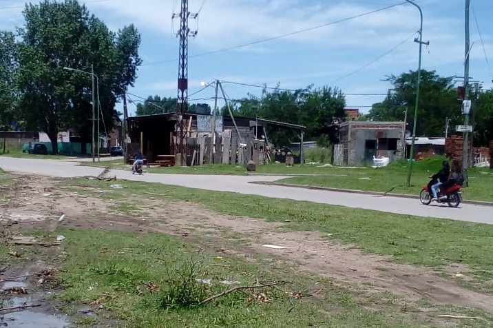 Un mal momento en el último día del año y a cien metros de su casa