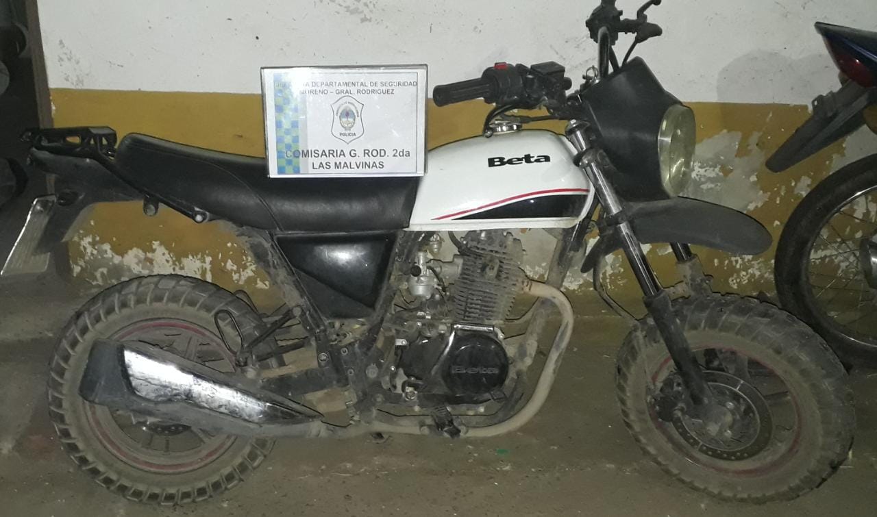 Detuvieron a un sujeto con moto que tenía pedido de secuestro del año pasado
