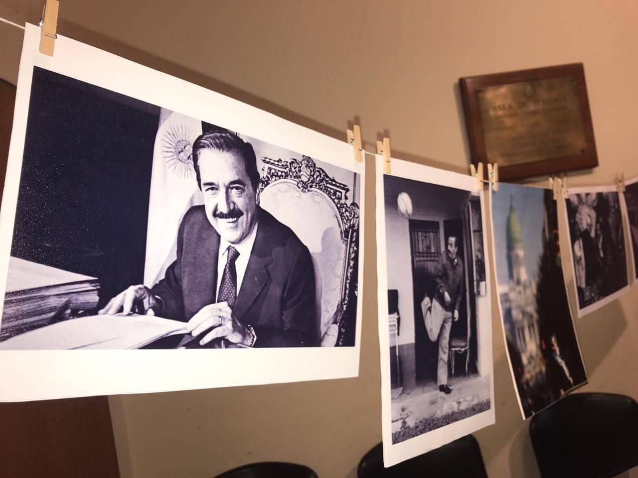 Exhibición audiovisual sobre vida y obra de Raúl Alfonsín en el HCD