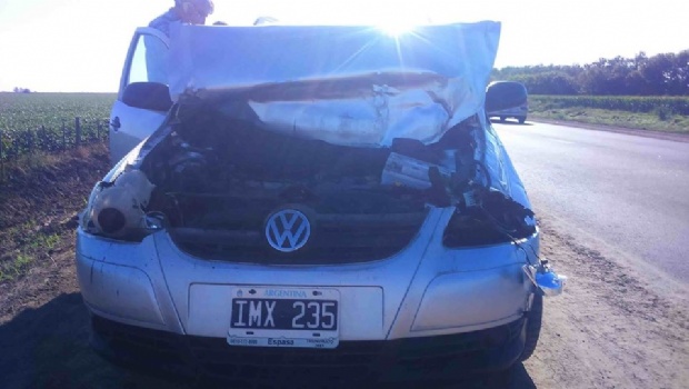 Tres rodriguenses involucrados en un choque en cadena en Suipacha