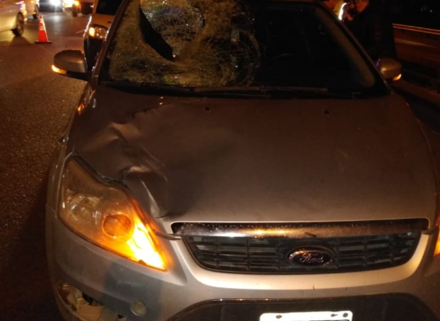 Un hombre está grave luego de ser atropellado mientras caminaba por la Autopista