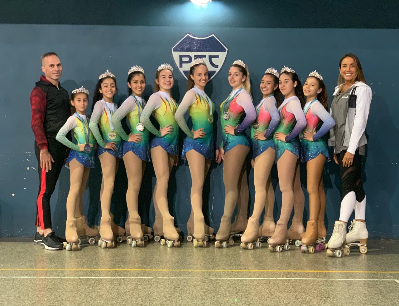 Más patinadoras rodriguenses se metieron entre las mejores del Nacional de Neuquén