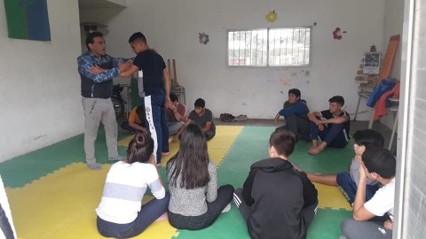 Comenzaron las clases gratuitas de judo en la sede "Envión" de Altos del Oeste