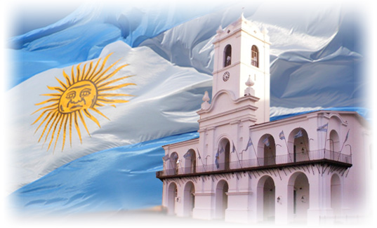 Acto institucional por el 25 de Mayo en la Plaza Central