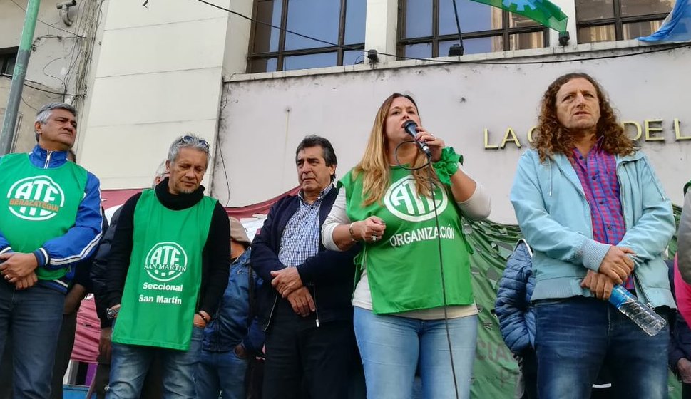 Dos representantes provinciales de ATE darán una charla en Rodríguez esta tarde