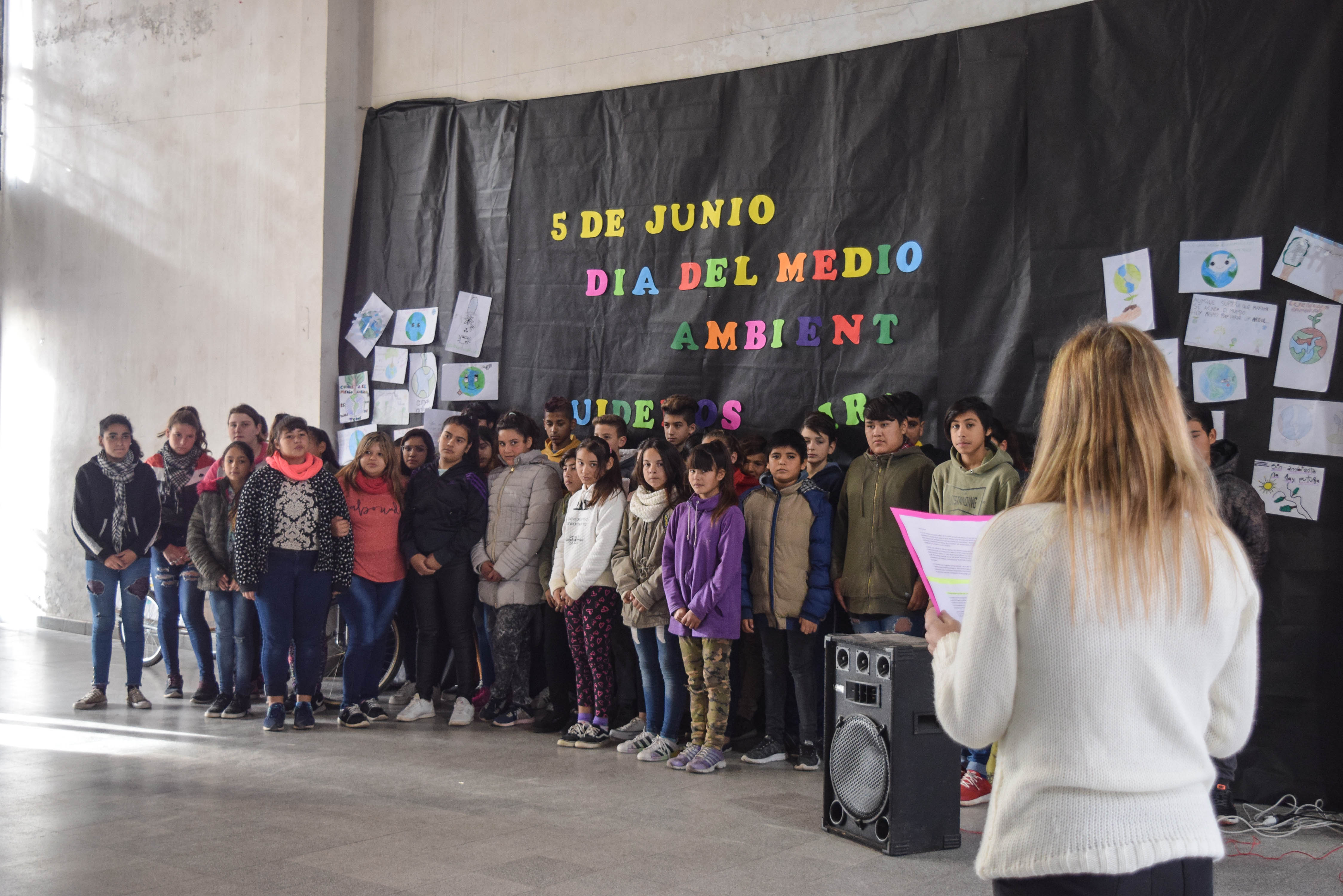Una escuela rodriguense conmemoró el Día Mundial del Medio Ambiente