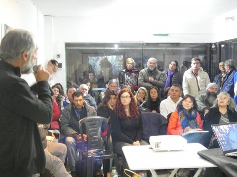 Claudio Morresi dio una charla en el Ateneo Nestor Kirchner
