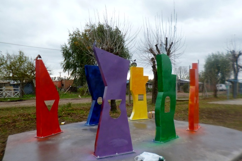 Se inauguró un sistema cromático interactivo en un jardín de infantes
