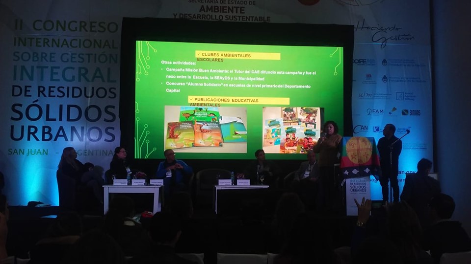 La cooperativa Rodríguez Sustentable dijo presente en el II Congreso Internacional sobre GIRSU "San Juan 2019"