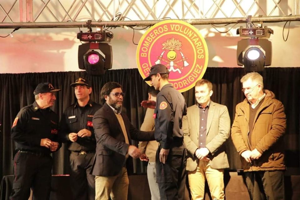 Se realizó un almuerzo por el 62º aniversario de los Bomberos Voluntarios de Gral. Rodríguez