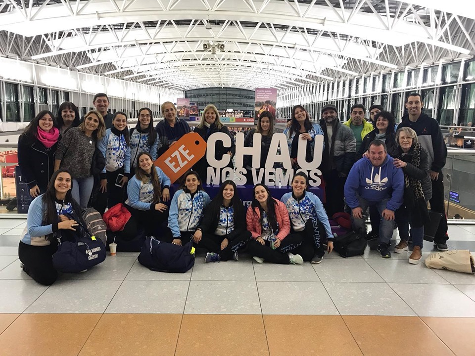 Las rodriguenses de Budding Gym ya están en EEUU para la defensa de la corona