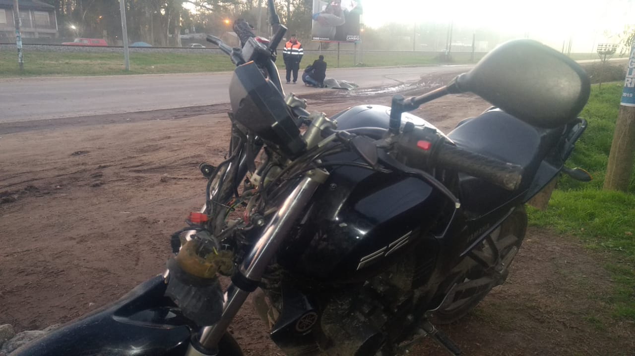 Mujer falleció tras ser atropellada por un motociclista en la Ruta 7
