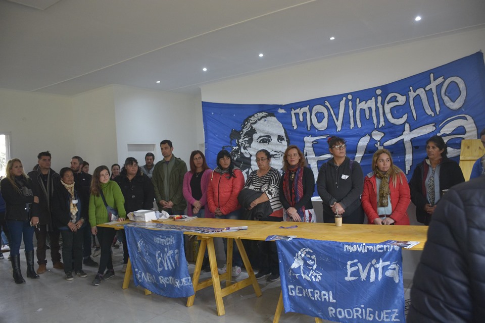 Movimiento Evita Gral. Rodríguez realizó un plenario con la presencia de una legisladora provincial