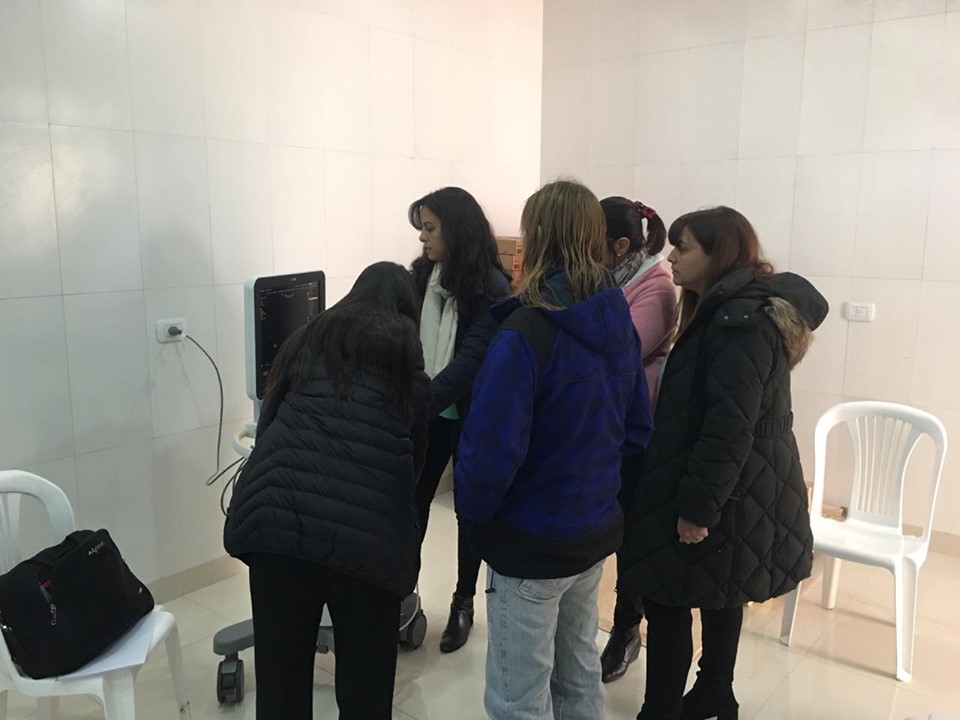 Se llevó a cabo una capacitación sobre el uso de ecógrafos
