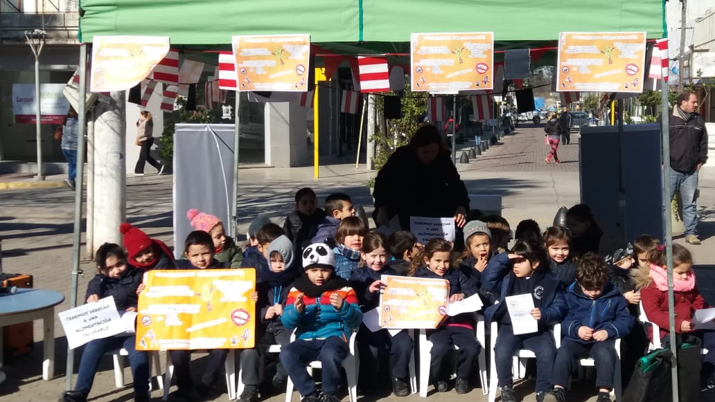 Alumnos de jardín de infantes local hicieron un relevamiento y difusión sobre celiaquía