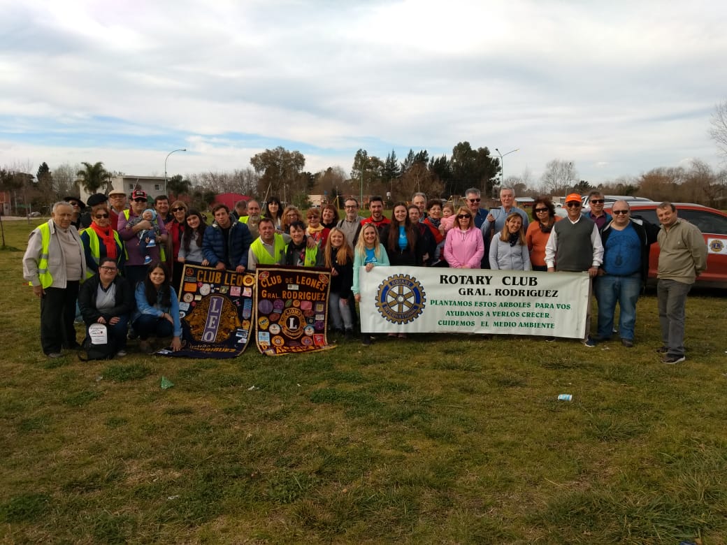 El Rotary Club de Gral. Rodríguez encabezó una jornada de concientización sobre la reforestación