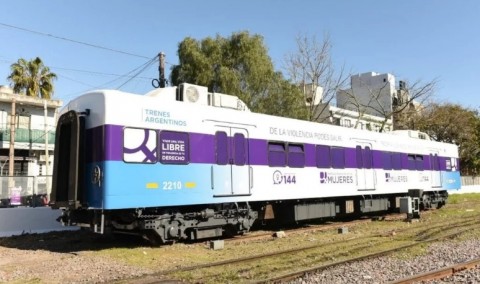 Un vagón del tren Sarmiento asiste a víctimas de violencia de género