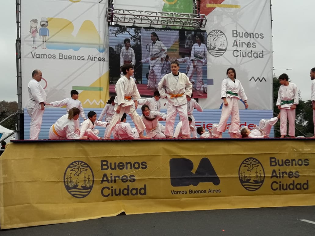 Una escuela de Judo local participó de un evento cultural en el Jardín Japonés