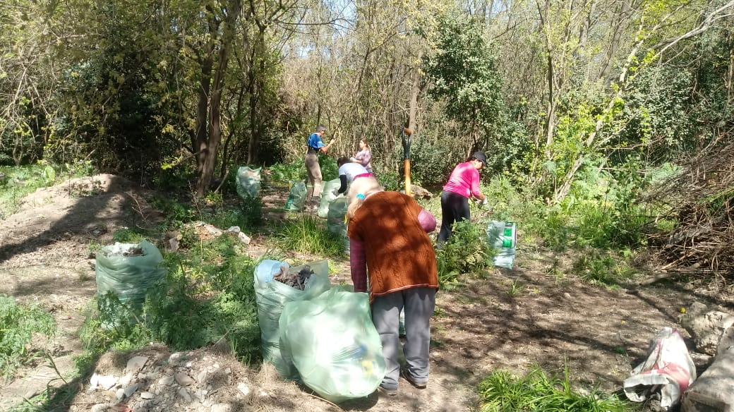 Día Mundial de la Limpieza: vecinos y la cooperativa Rodríguez Sustentable limpiaron un predio