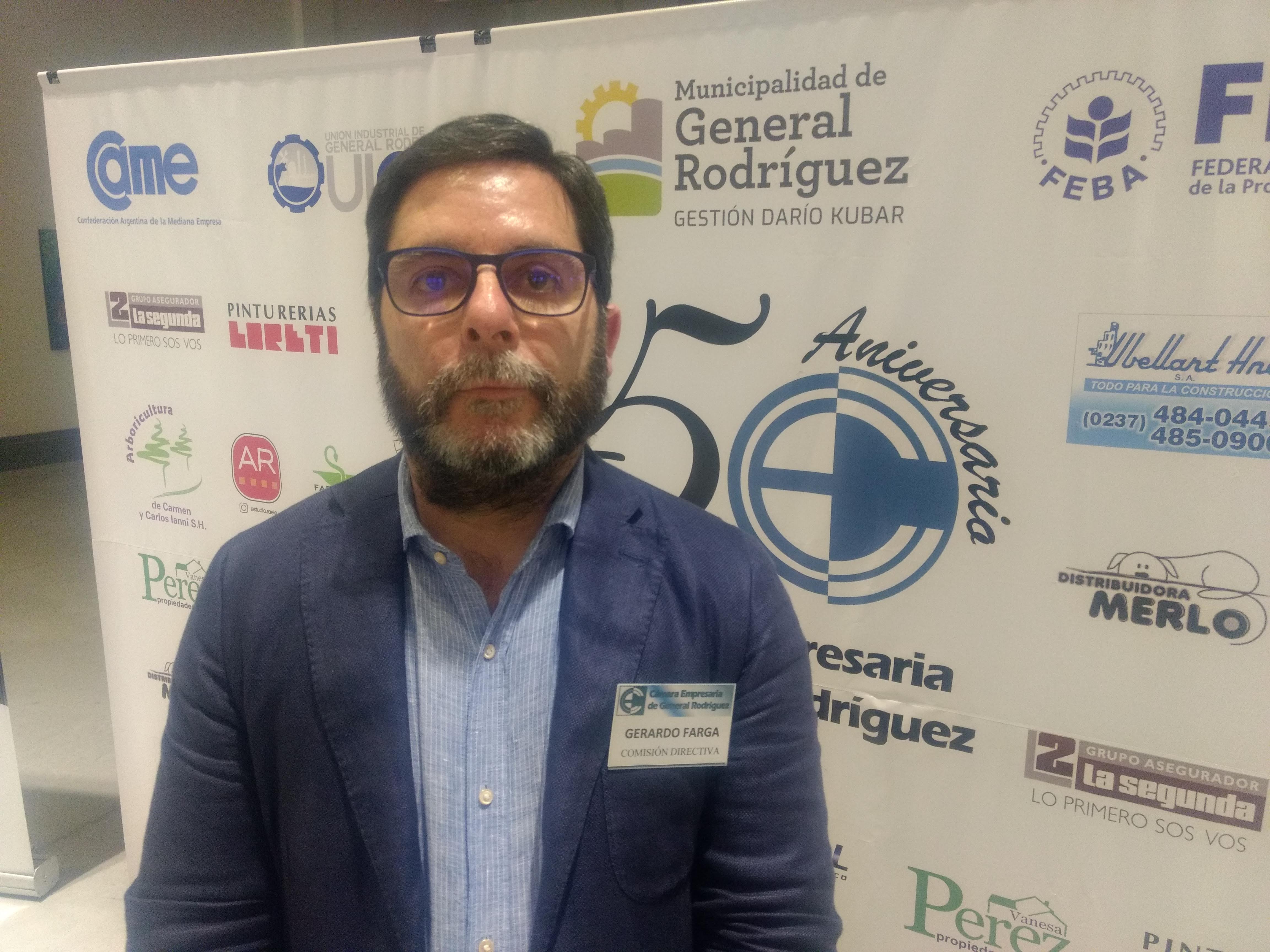 Gerardo Farga: "La vocación de la Cámara Empresaria es darle un hueco al socio y la comunidad"