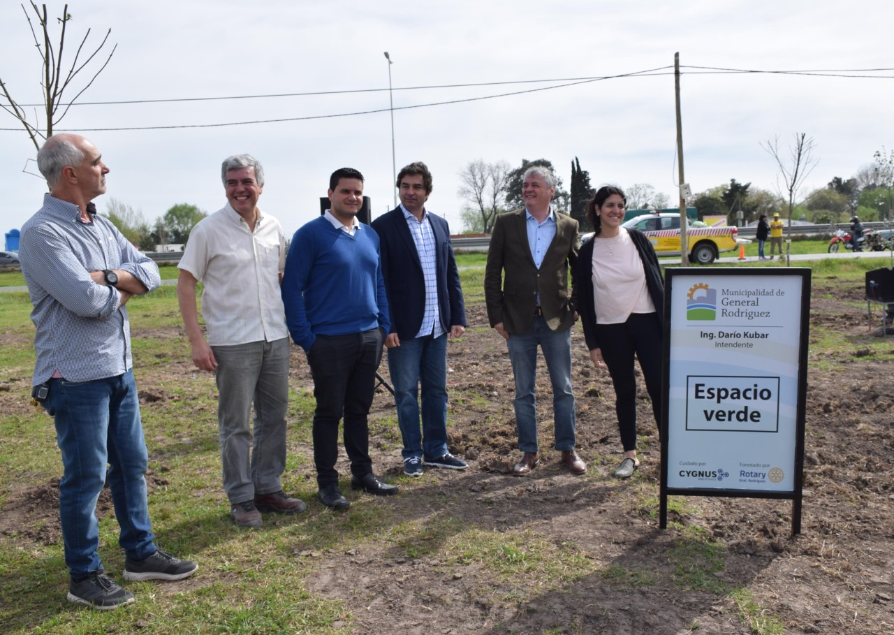 Se conformó un nuevo espacio verde en el distrito