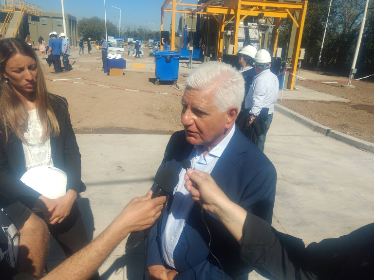 Presidente de ABSA, tras la inauguración: "El peor problema era la cloaca, ahora buscaremos resolver el tema del agua"