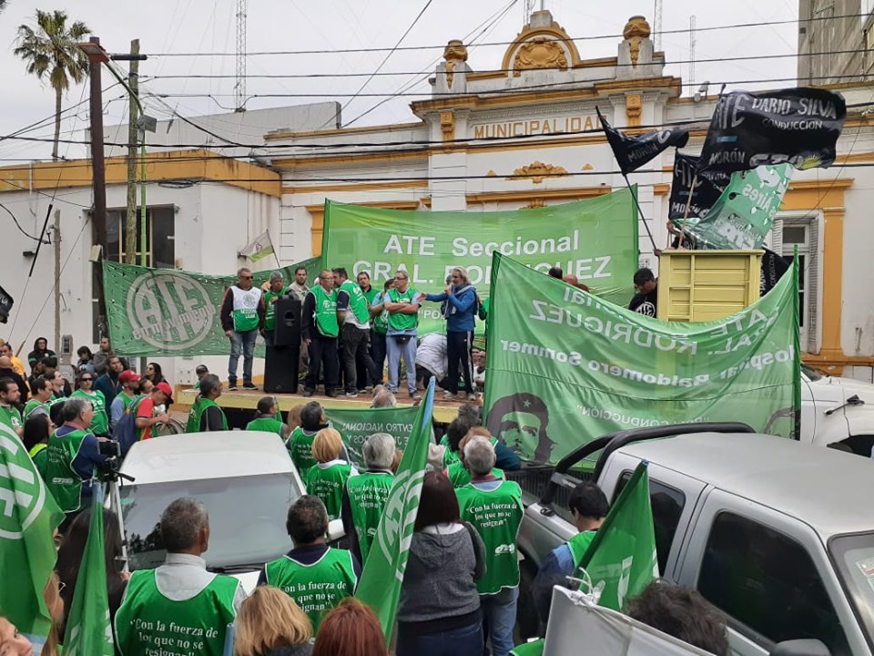 ATE le solicita a García un aumento a los trabajadores y una urgente reunión a paritaria