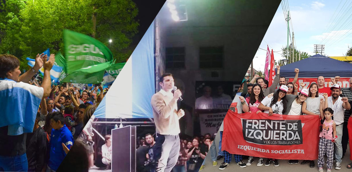 Los candidatos cerraron sus campañas con algunos chispazos y acusaciones cruzadas