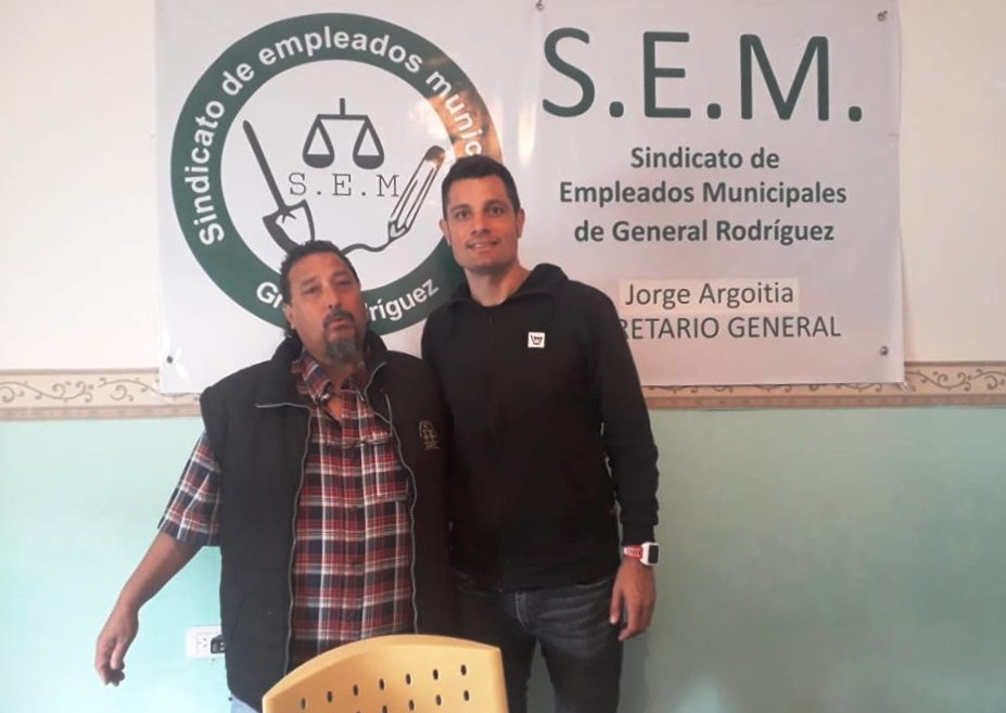 Mauro García se reunió con representantes del Sindicato de Empleados Municipales local