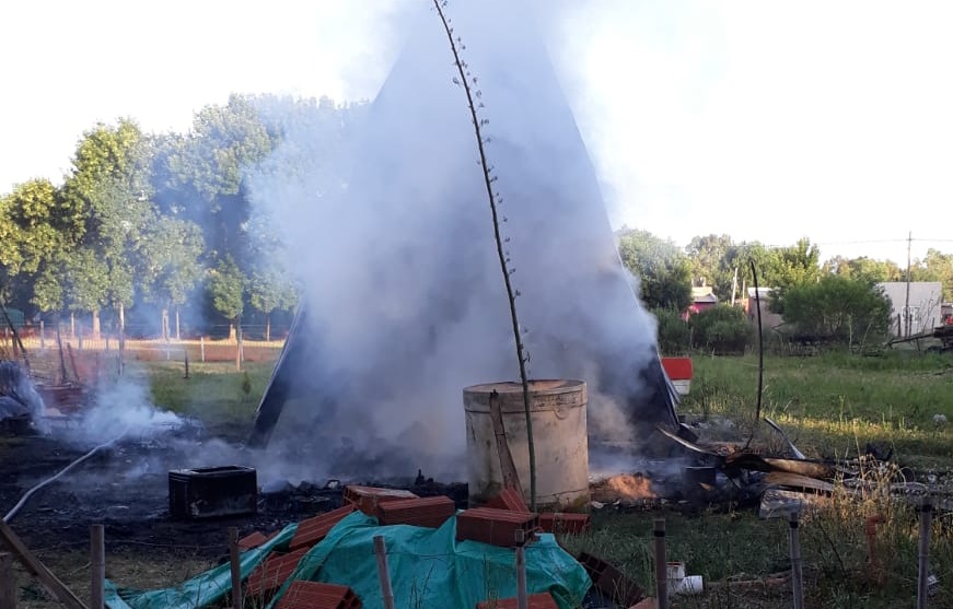 El incendio del domingo en barrio Marabó habría sido intencional