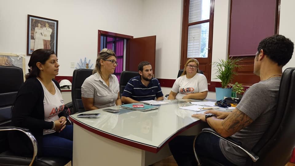 El Intendente se reunió con integrantes de la Asociación Argentina de Electrodependientes