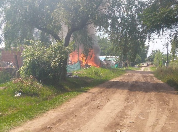 Los Aromos: amenazas en torno a un incendio que habría sido intencional