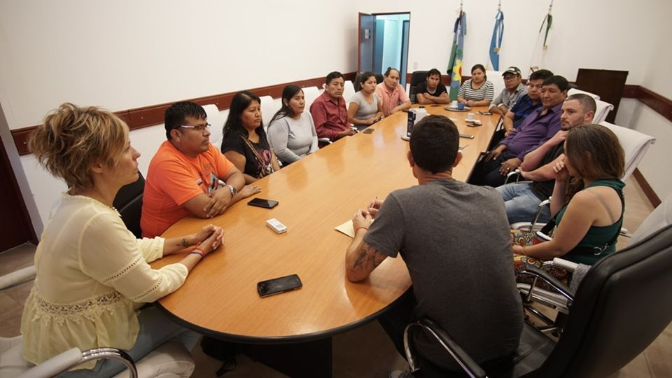 El Intendente se reunió con representantes de la comunidad boliviana local