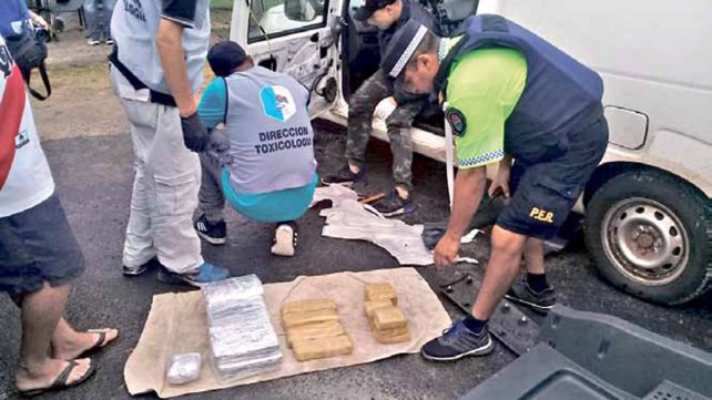 Condenaron a un ciudadano de Rodríguez por transportar más de 60 kilos de droga en Entre Ríos