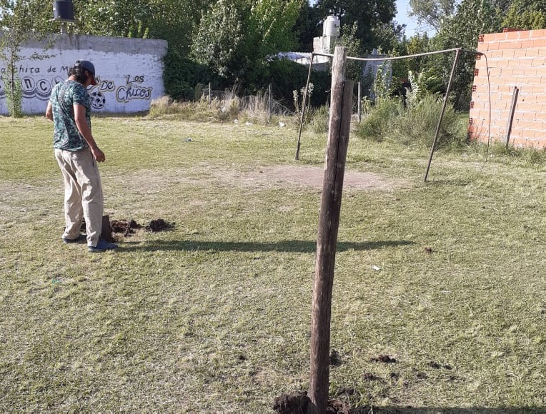 Intento de usurpación en un terreno del barrio Marabó
